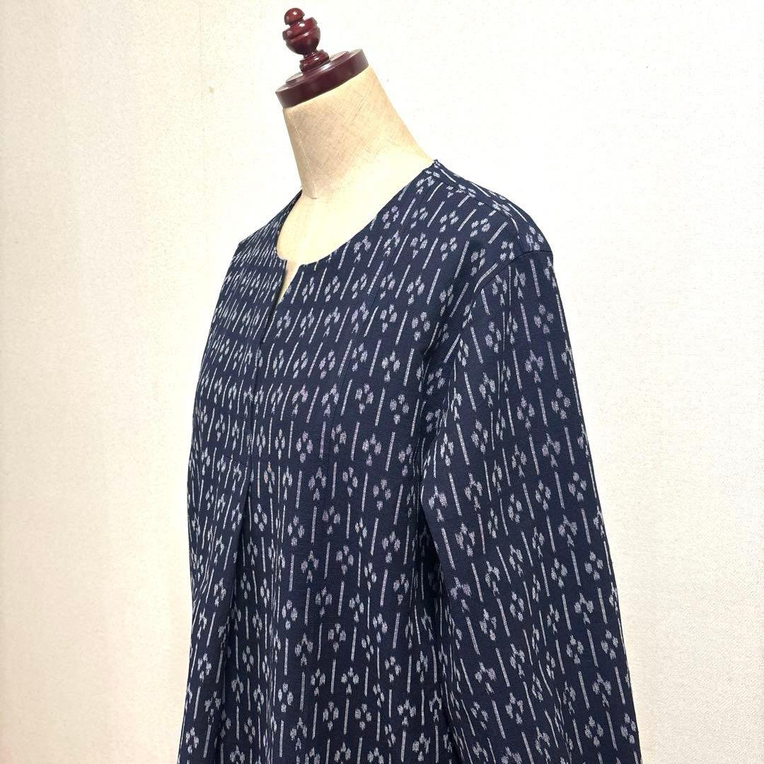 着物リメイク　筑紫ゆうき　ロングワンピース(298)