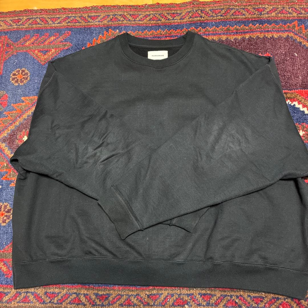 MARKAWARE オーガニックコットン ブラックスウェット