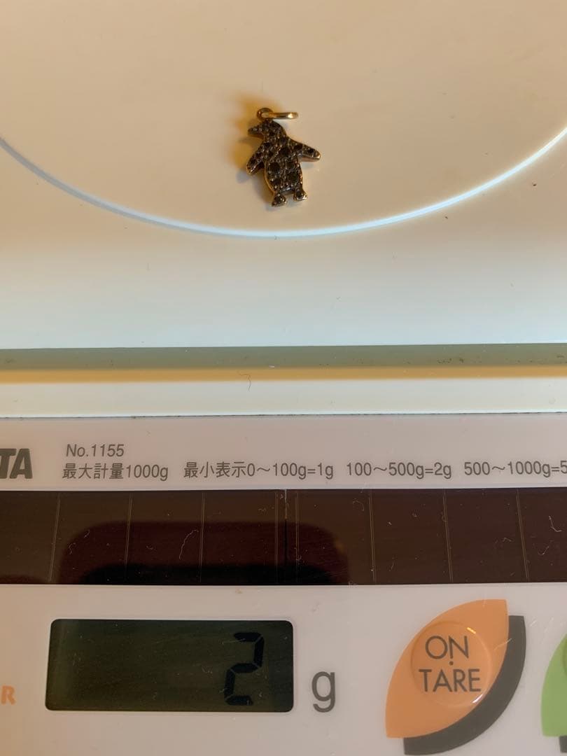 ポメラート Dodo 【2g k18 ブラックダイヤ】ペンギン