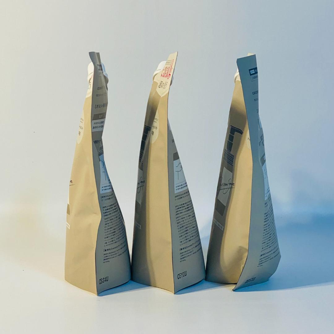 coconeクレイクリームシャンプーME 400g つめかえ用 3点セット