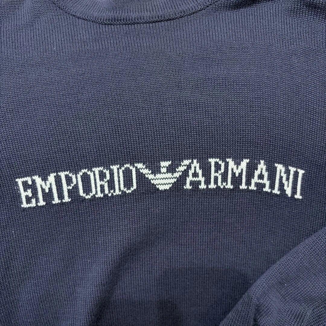 EMPORIO ARMANI ネイビー ニット M 美品