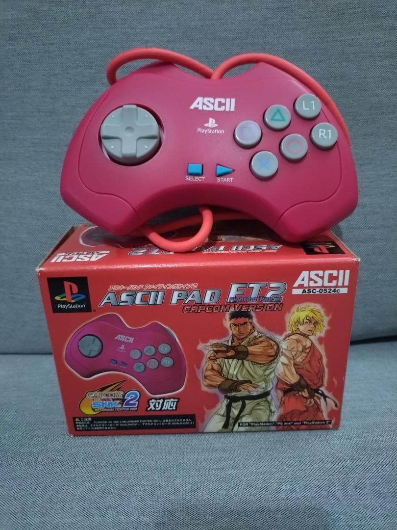 【PS2】カプエス2 対応コントローラー ASCII ASC-0524C