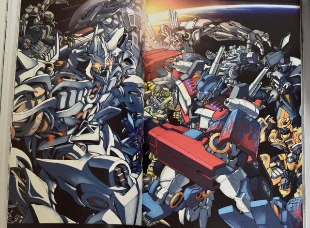 中古 イラスト集「The Art of IDW’s Transformers」