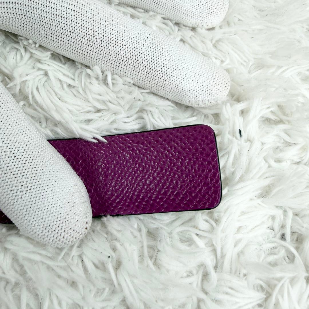 ✨極美品✨ フェラガモ リバーシブルベルト ダブルガンチーニ 黒 紫