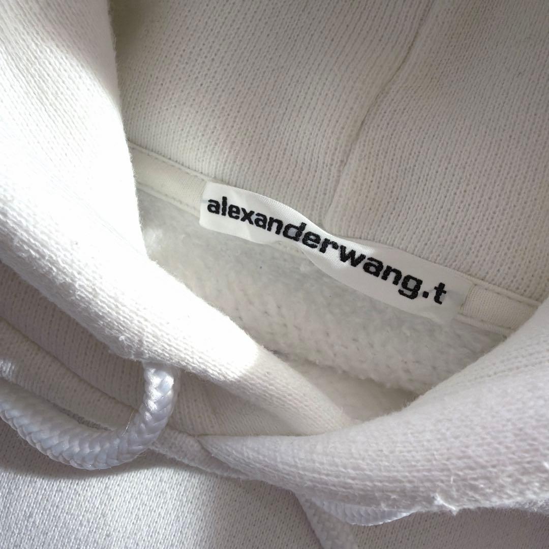 美品 ★ alexander wang ロゴ パーカー