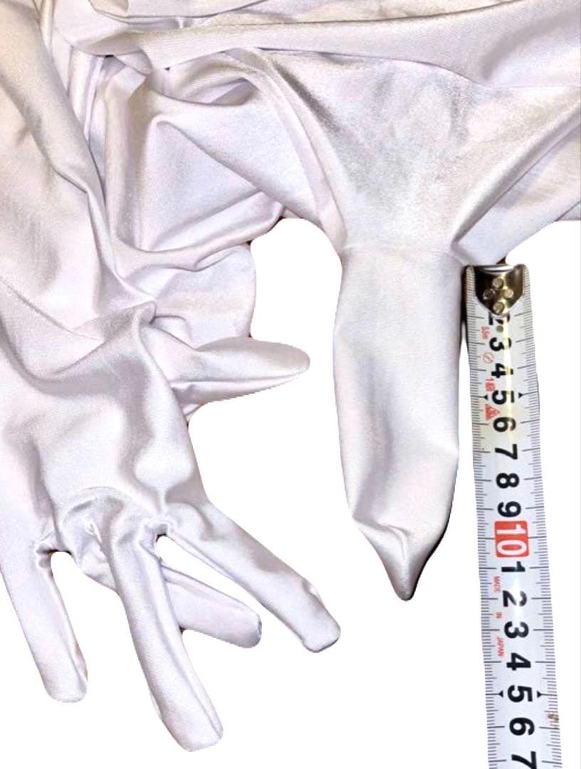 即購入OK。Lサイズ男性用凸仕様純白ゼンタイフルフェイスマスク全身タイツ