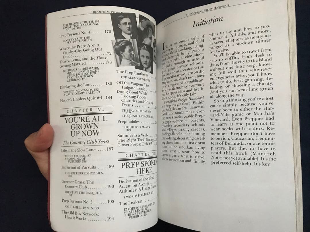 プレッピー「THE OFFICIAL PREPPY HANDBOOK」✳︎原書