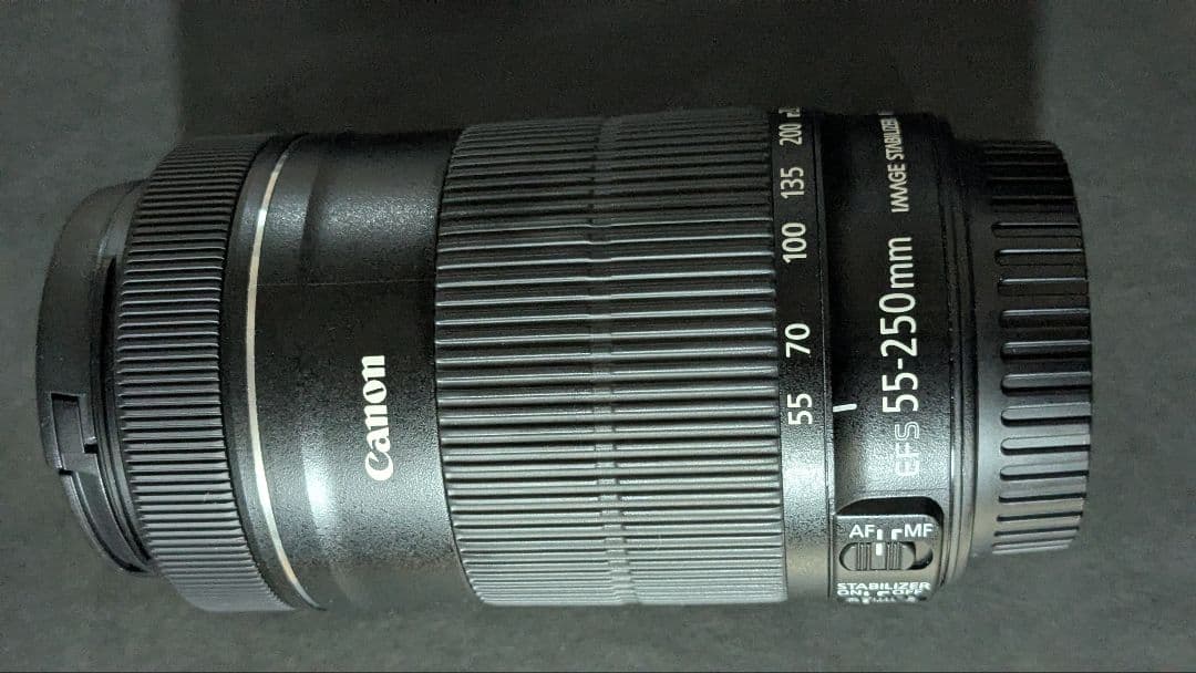 望遠レンズ Canon EFS 55-250mm IS STM