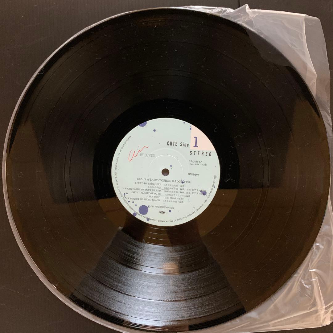 角松敏生／SEA IS A LADY（LPレコード／国内盤）