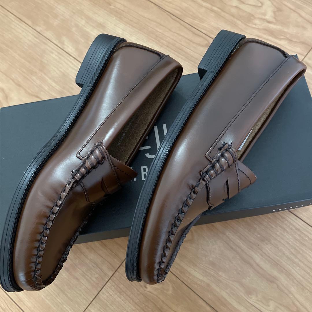 G.H.BASS ジーエイチバス レザーペニーローファー　コニャック22.5㎝