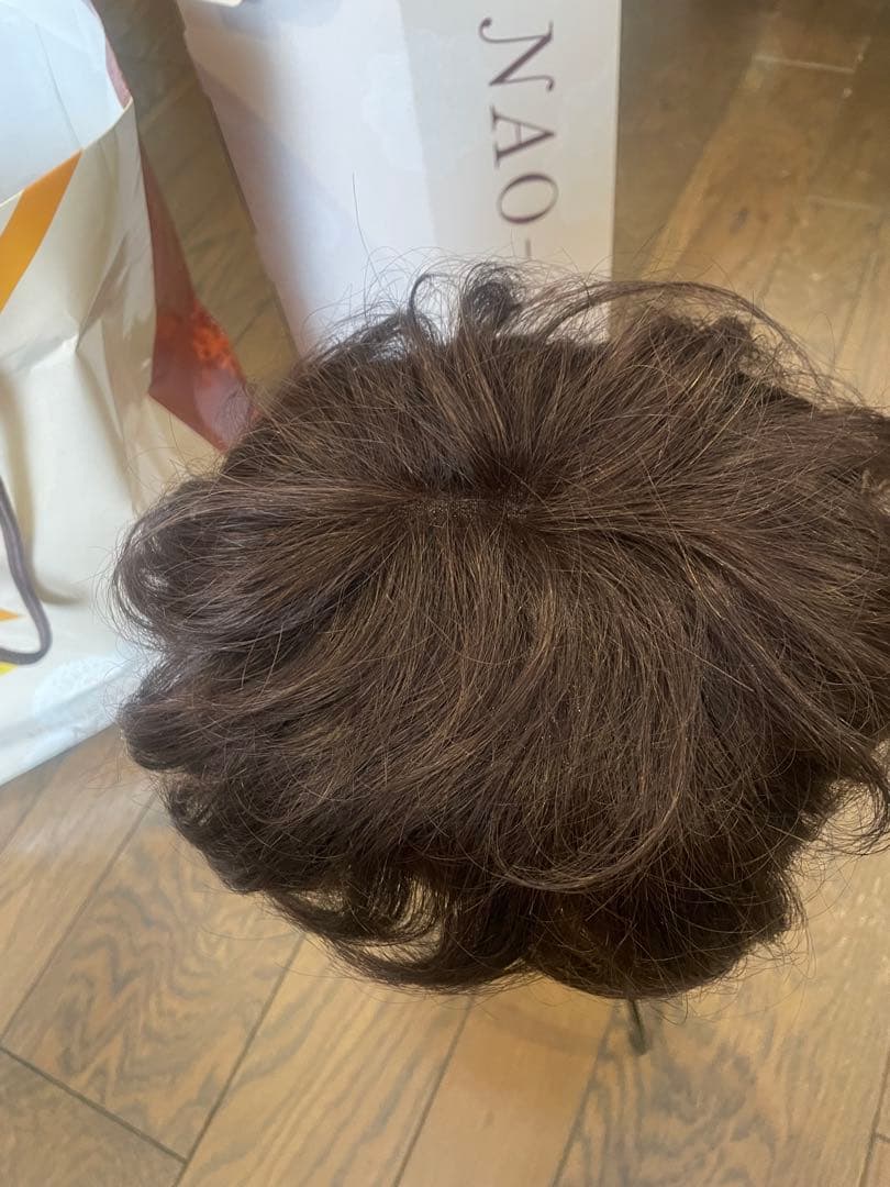 NAO-ART ダークブラウン ショートウィッグ　ART005#6