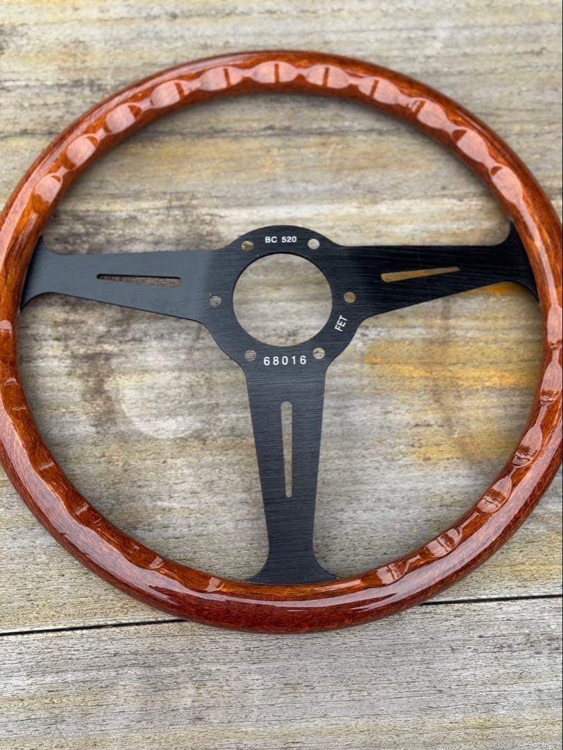 NARDIステアリング33cm ブラウン