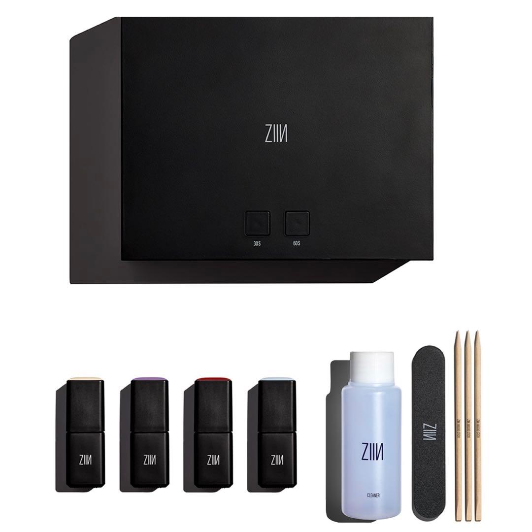 ZIIN ネイルカラーセット 8色 + ネイルライト