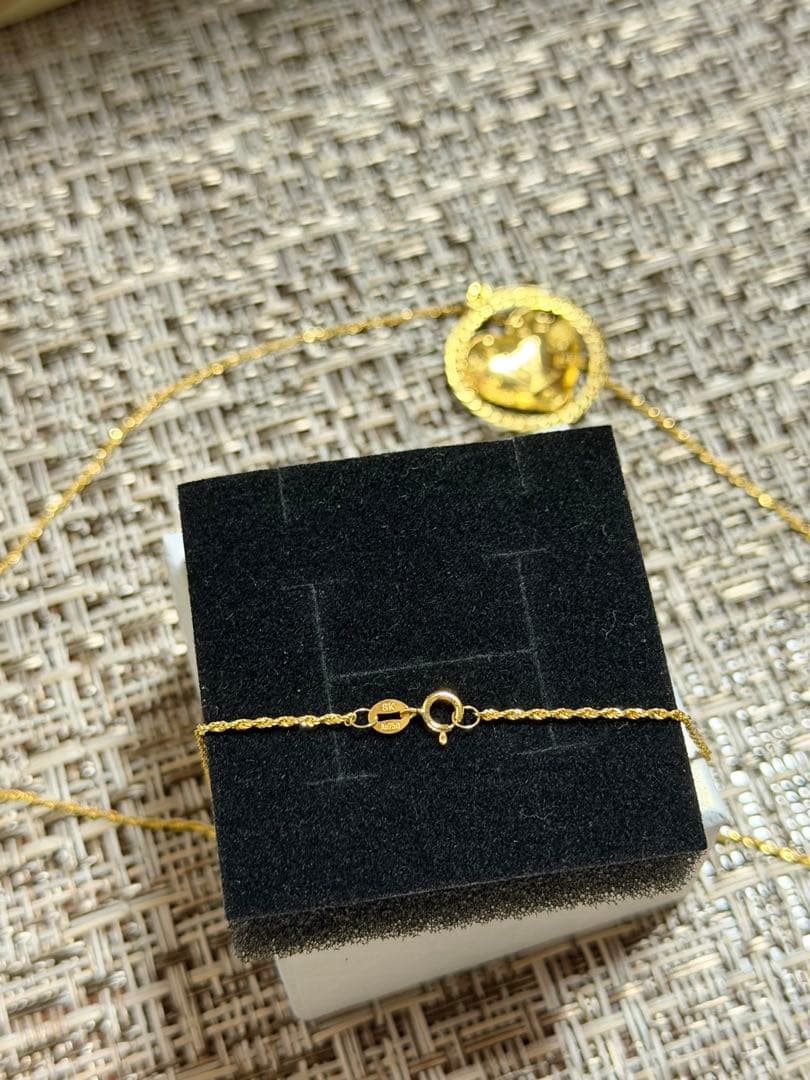 K18（Au750）ゴールドネックレス LV風デザイン