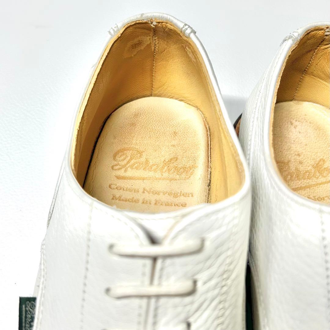 【美品】パラブーツ シャンボード ホワイト size5.5