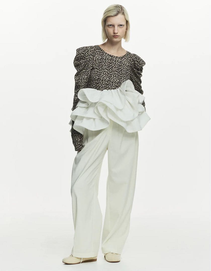 bibiy レオパードトップス