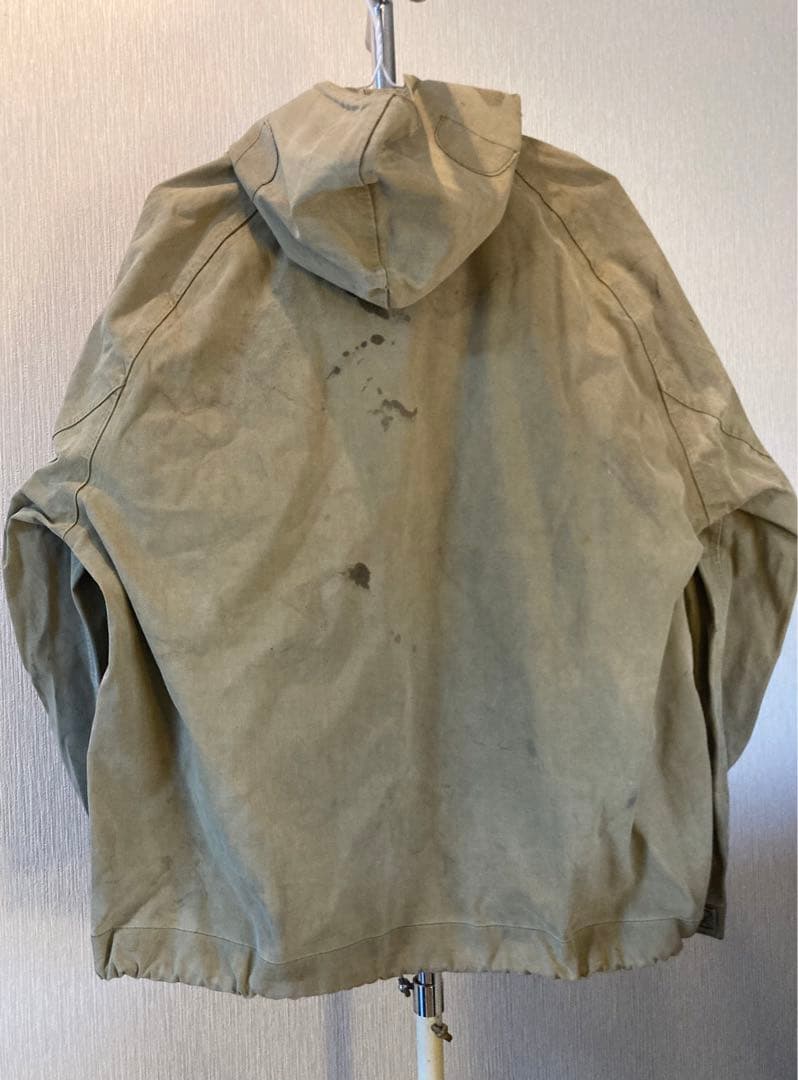 40’s 米軍　デッキレインパーカー メタルボタン　XL 相当　希少　sale