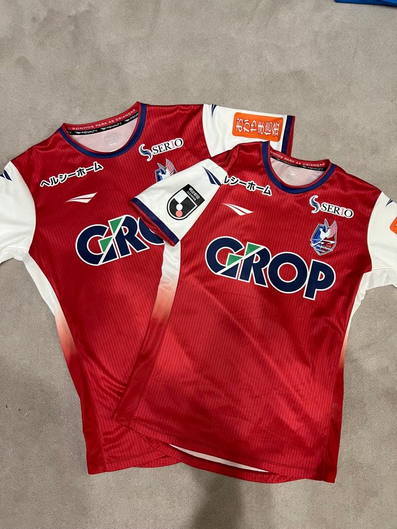 ファジアーノ　岡山　2025 公式ユニホーム XO、Lサイズ セット販売