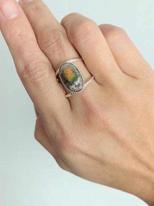 特大オパールリング