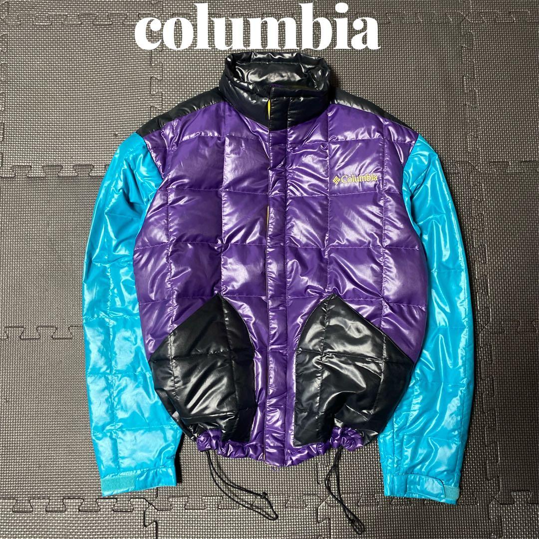 コロンビア　columbia ダウンジャケット　短丈　ドローコード