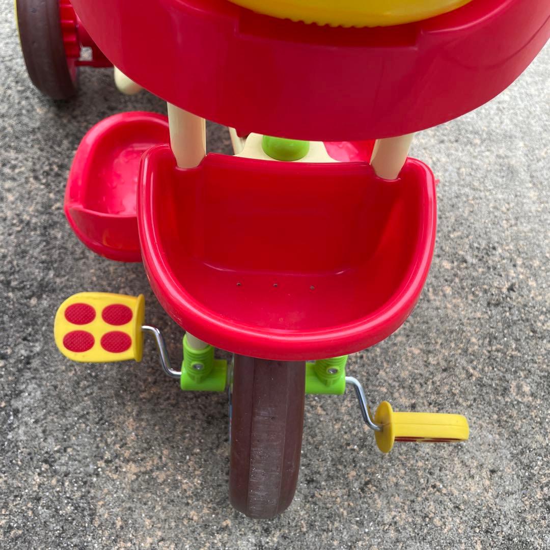 アンパンマン 三輪車 それいけ！アンパンマン デラックスII レッド 赤