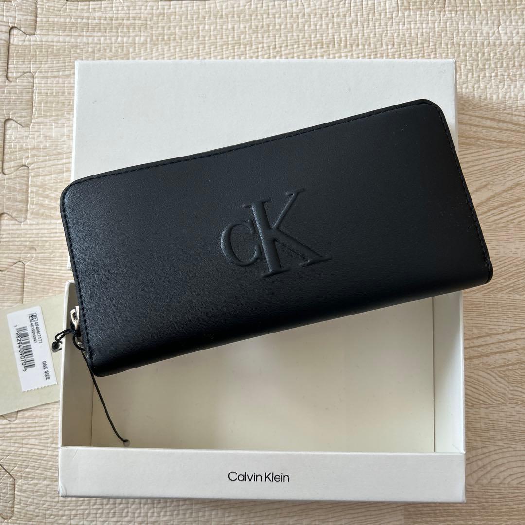 （新品未使用・海外モデル）カルバンクライン　ラウンドジップ長財布
