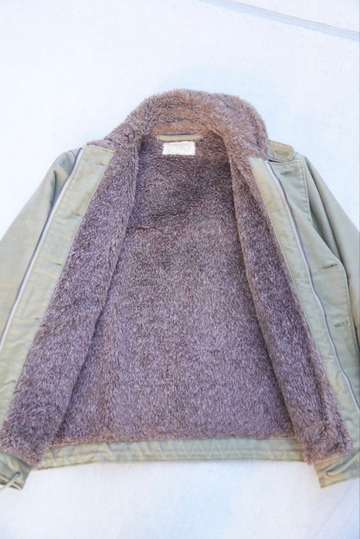 ※りん【希少】U.S.N. 米海軍 N-1 デッキジャケット ミリタリー