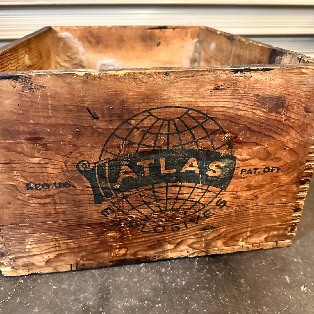 ATLAS POWDERヴィンテージ木箱
