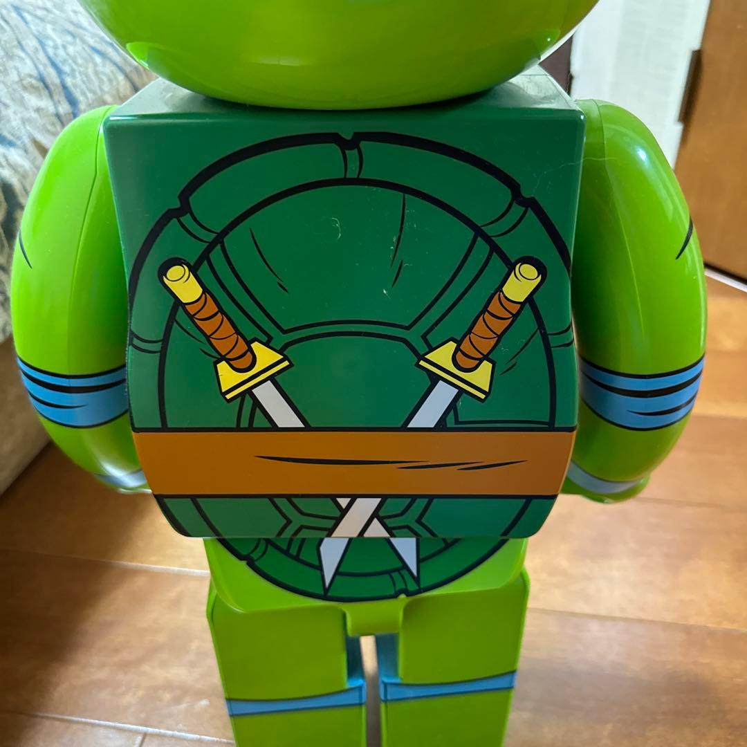ベアブリック1,000%タートルズ　レオナルド　美品