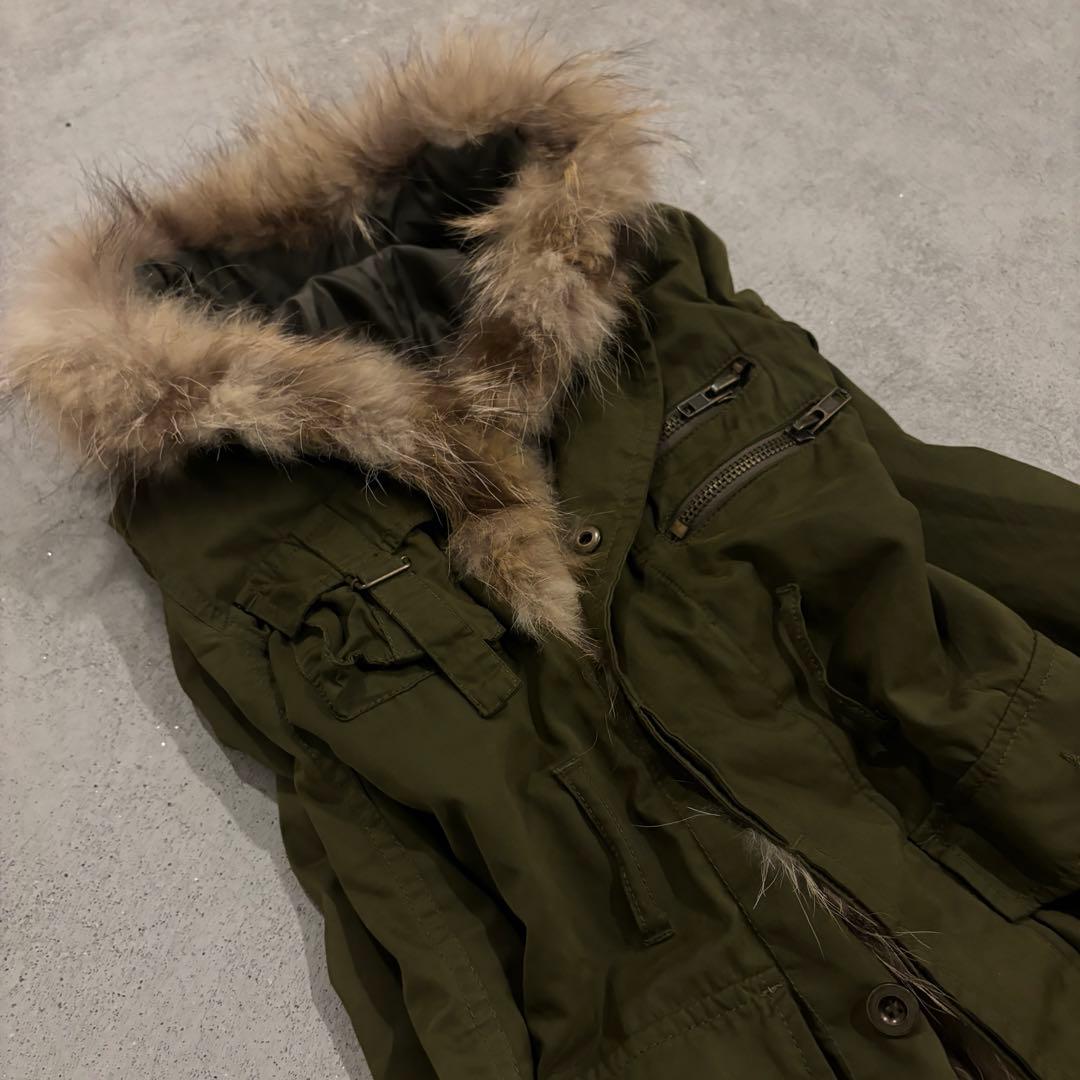 00’s archive ミリタリージャケット　goa ファー y2k