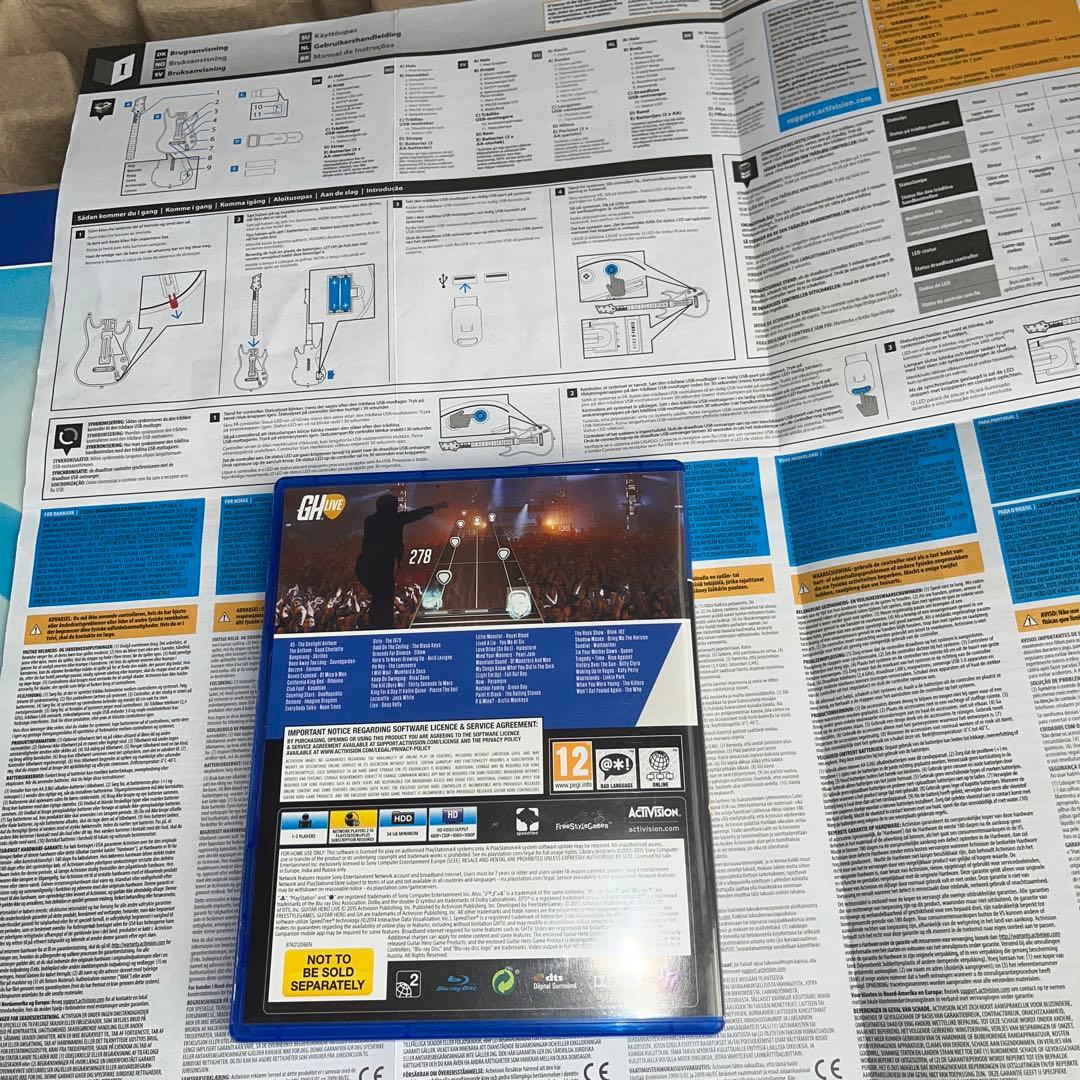 PS4 ギターヒーロー LIVE ヨーロッパ版　guitar HERO LIVE