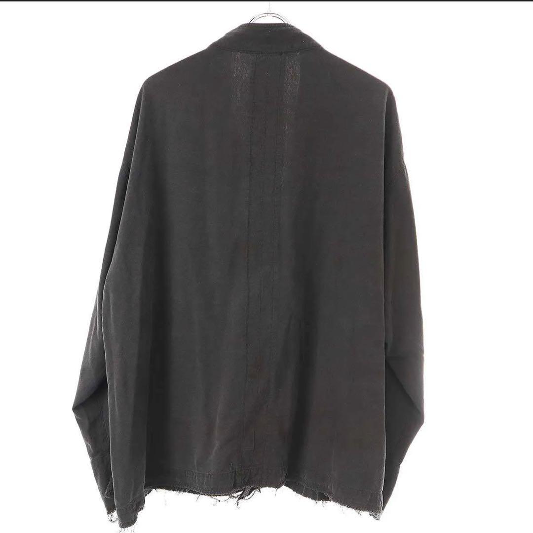 ジャケット・アウター ANCELLM SILK SUEDE COLLARLESS JACKET