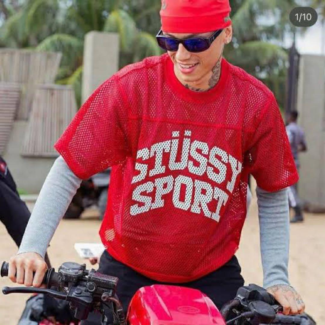 Stussy sport jersey ブラック