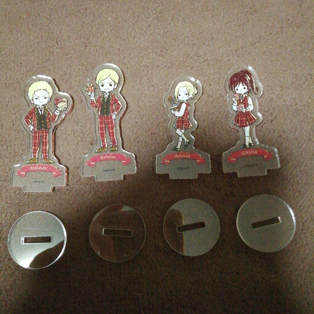 進撃の巨人 グラフアート バレンタイン アクリルスタンド 8個 セット