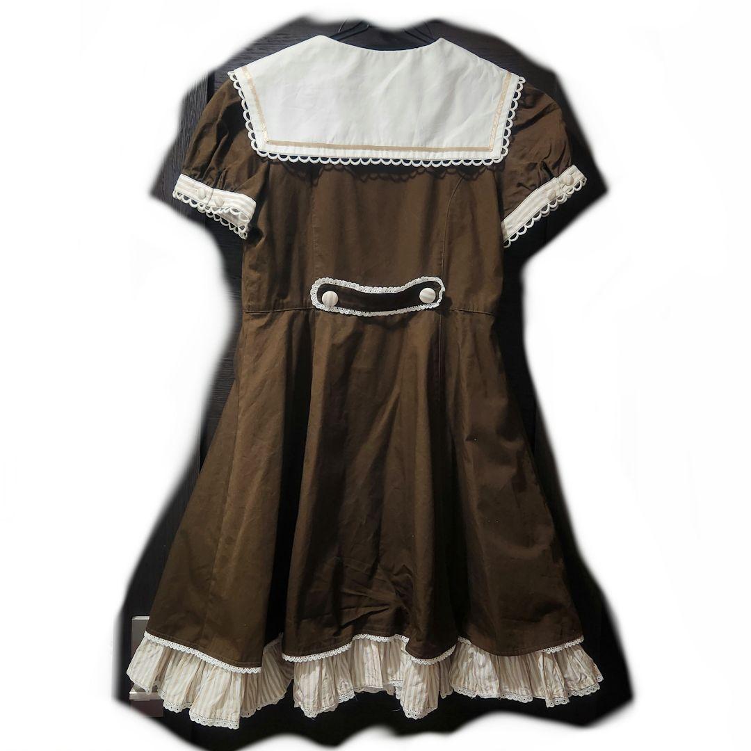 アンジェリックプリティ　セーラーワンピース　ブラウン AngelicPretty