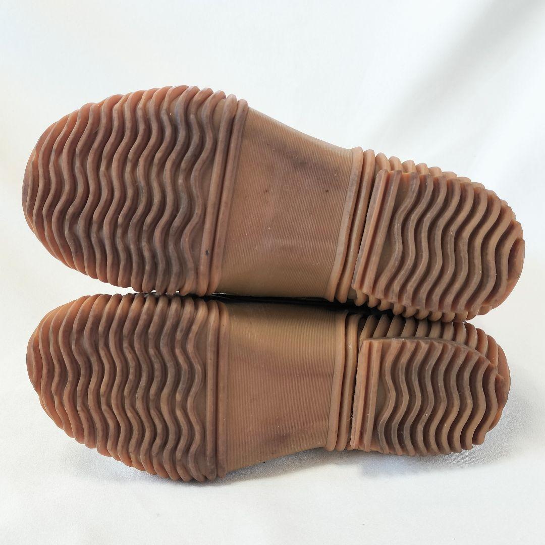 BEAMS BOY ビームスボーイ ガムブーツ 本革×ラバー キャメル 24.5