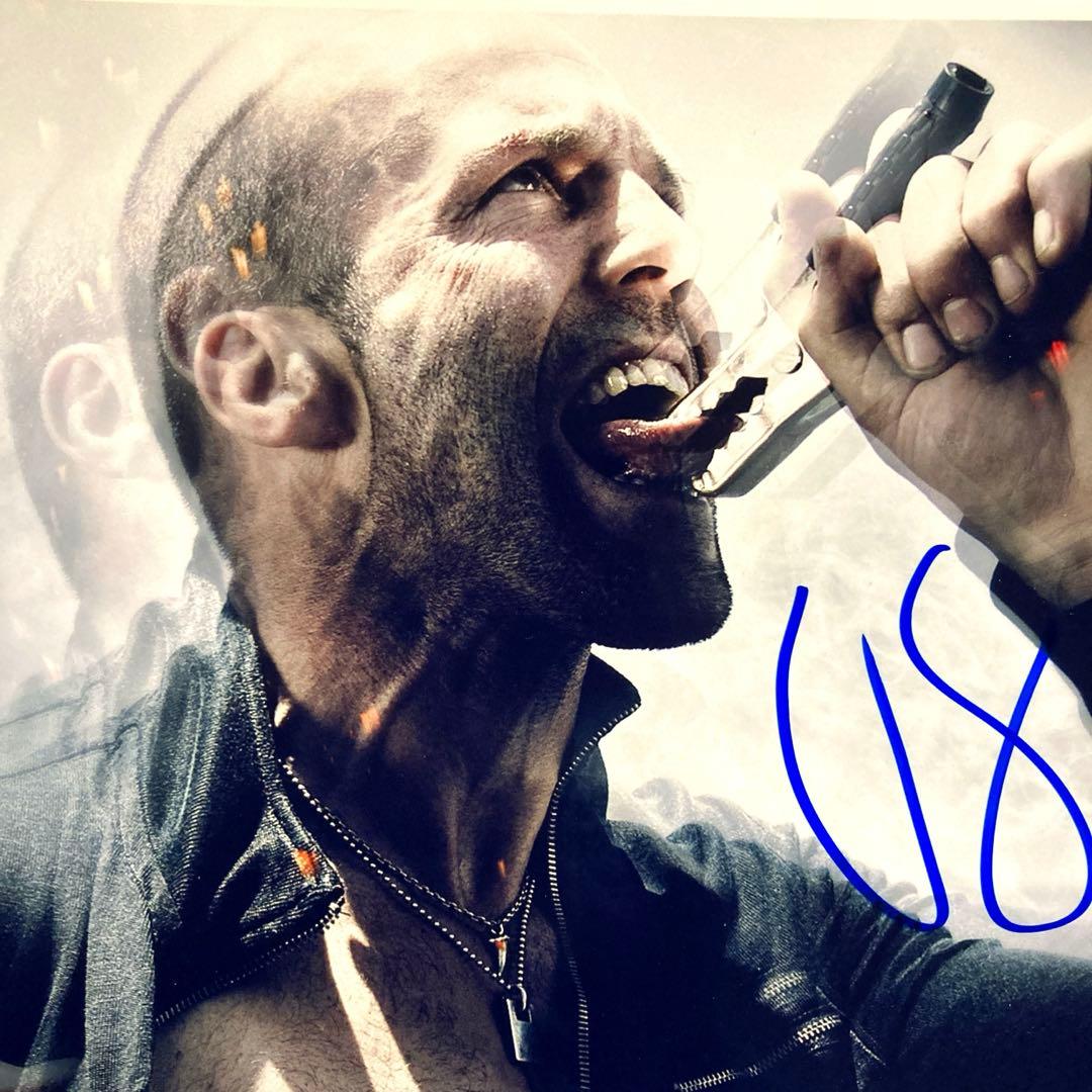 ジェイソン・ステイサム直筆サイン入り超 大型写真…エクスペンダブルズ