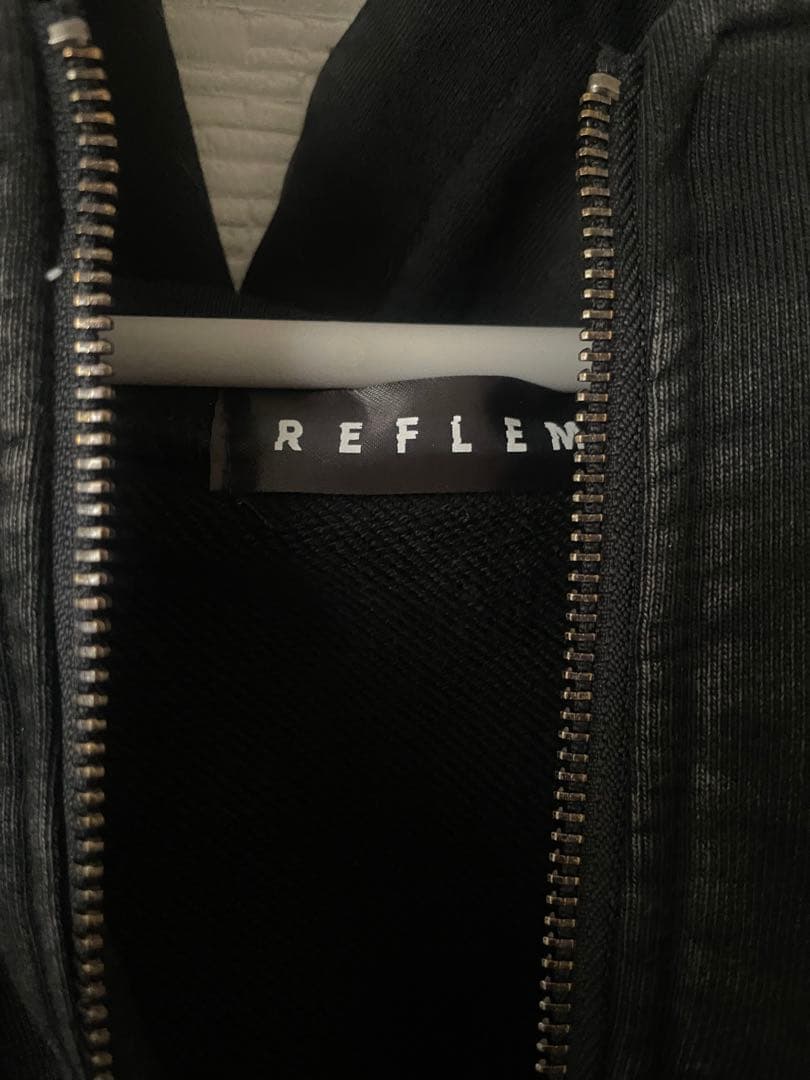 REFLEM レフレム ヘビーレイヤード ジップ パーカー フーディ ブラック