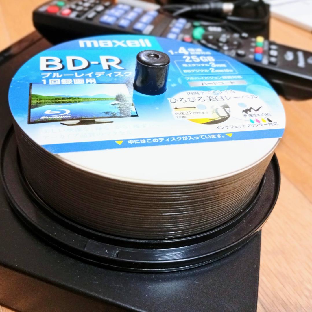 【ゆう】ブルーレイHDDレコーダー 1TB=不具合あり + BD-R25枚