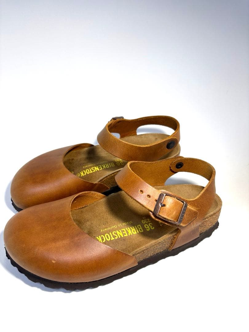 【廃番・美品】ビルケンシュトック メッシーナ 36 ナロー ブラウン