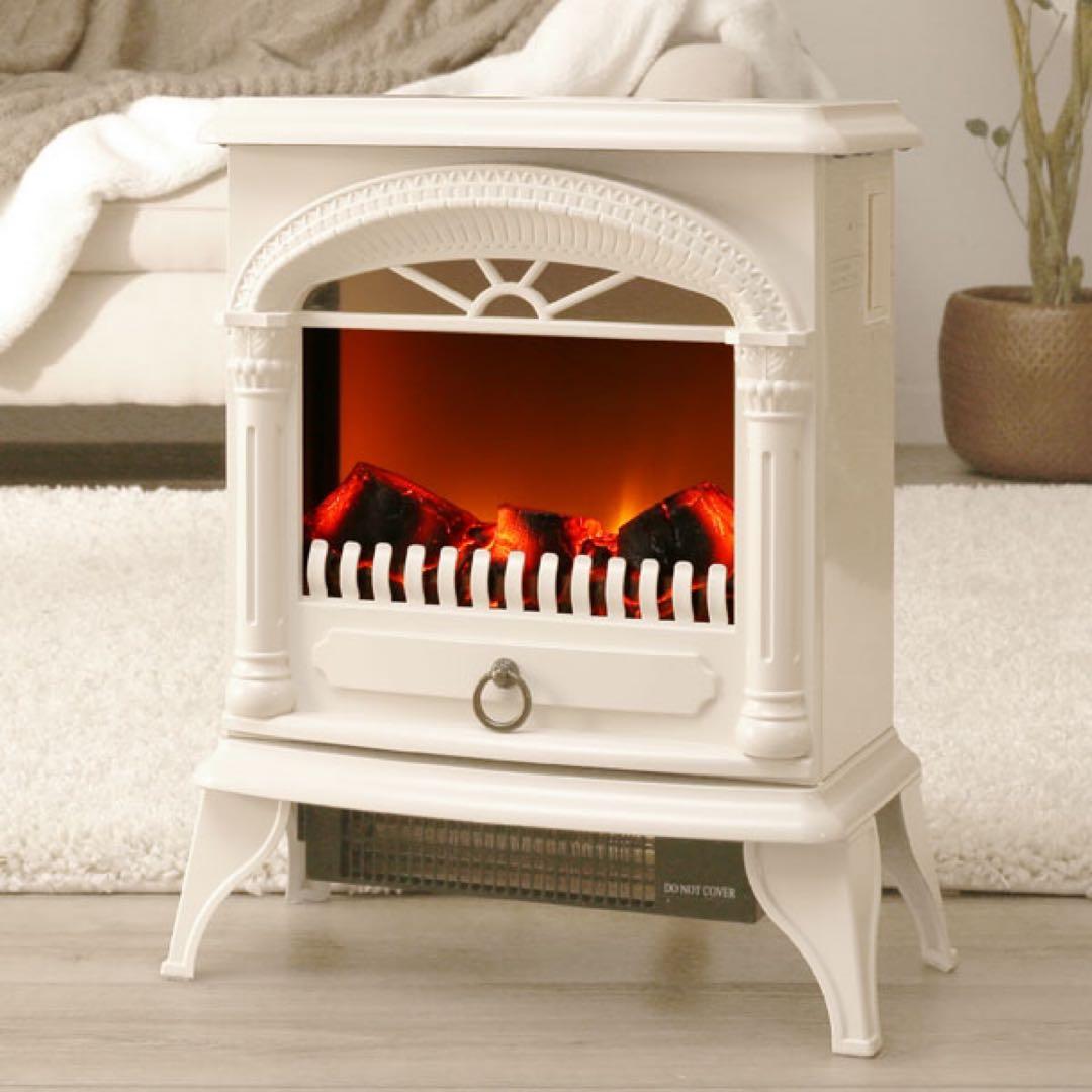 【ほぼ新品】ニトリ 暖炉型ファンヒーター 2023年製