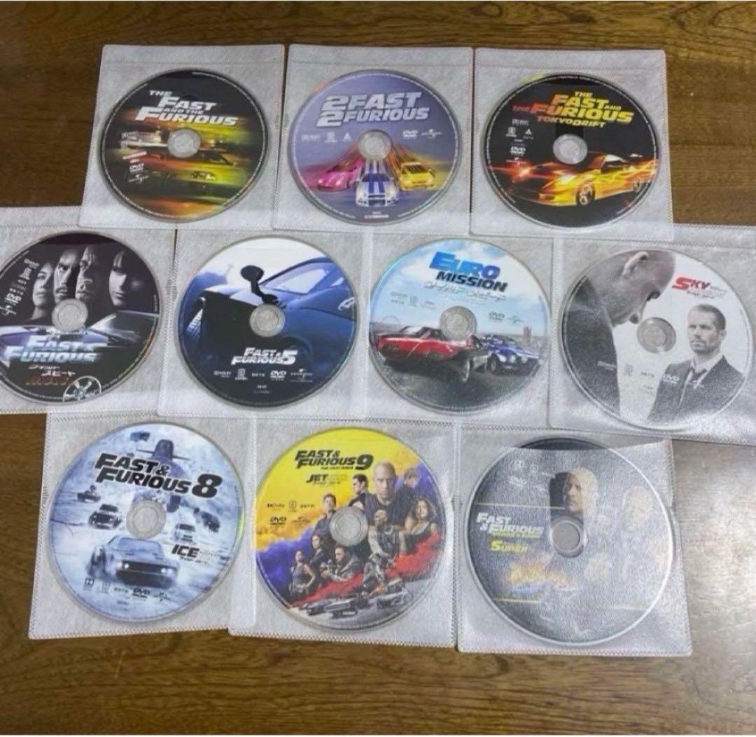 DVD吹替あり ワイルドスピード10作品のセットです