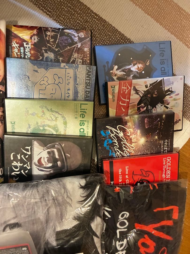 ゴールデンボンバー DVD ライブファンクラブ冊子 小物