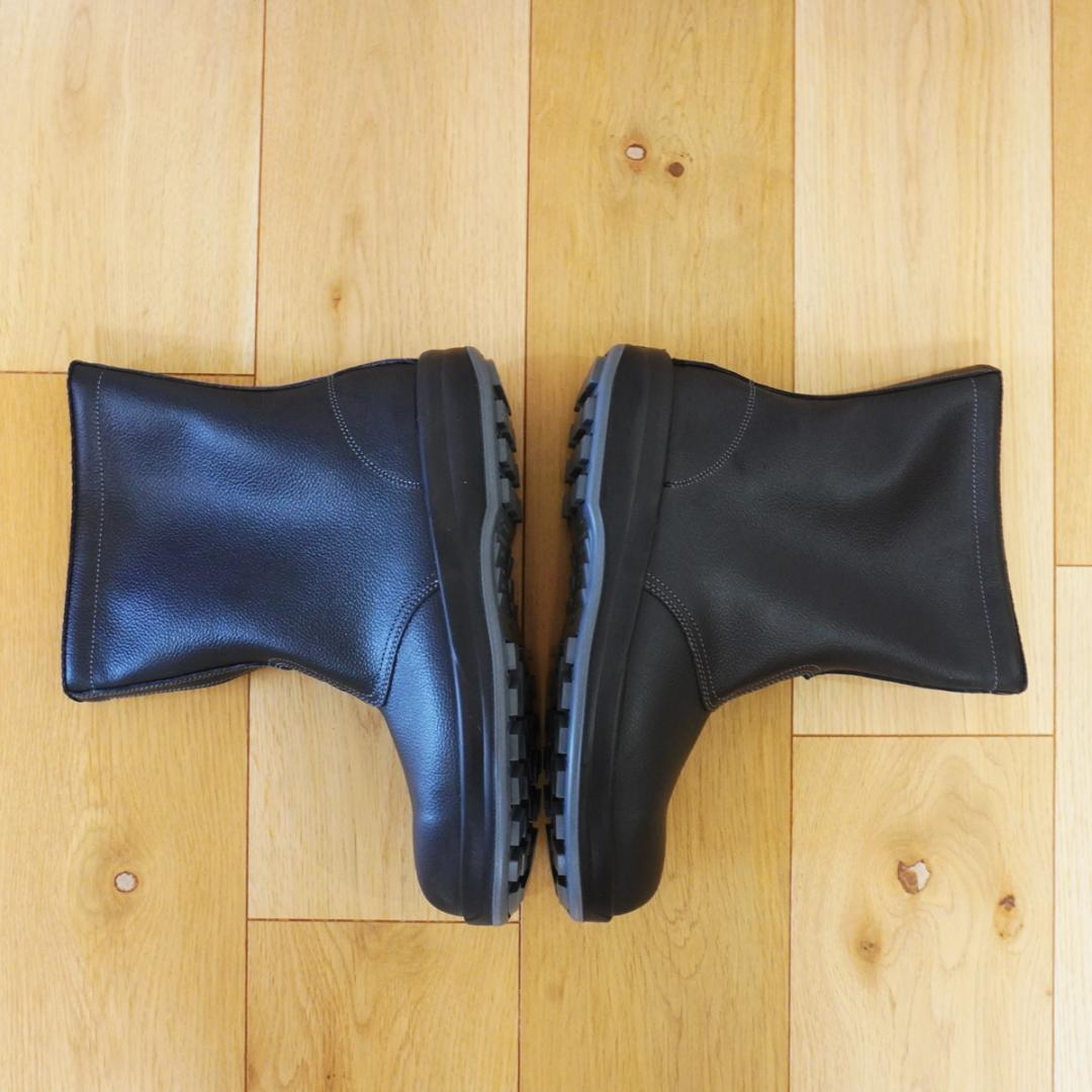 新品未使用 シモン 安全靴 SS44 26.5cm 黒 半長靴 日本製 牛革