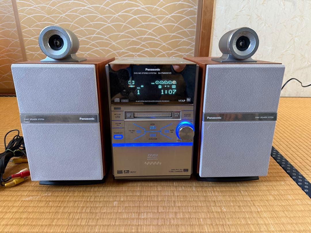 Panasonic SC-PM905DVD 5DVD/5CD/MDステレオ