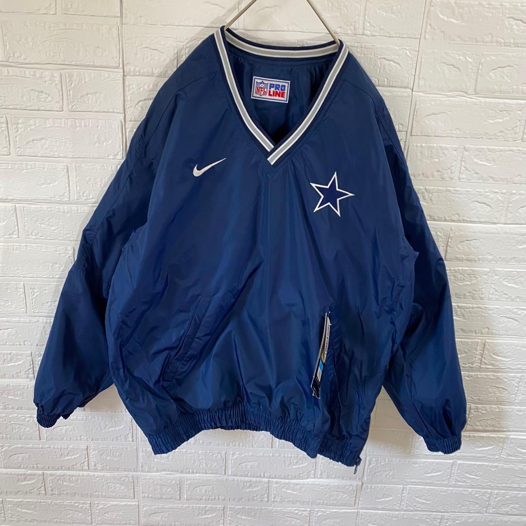 【未使用品】ナイキ×NFL ダラスカウボーイズ　プルオーバーナイロンジャケット