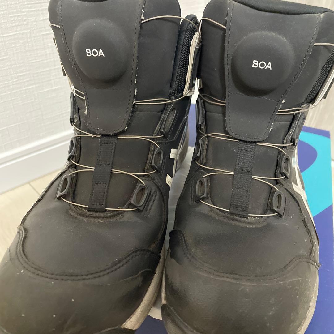 asics BOA CP 安全靴 黒/白