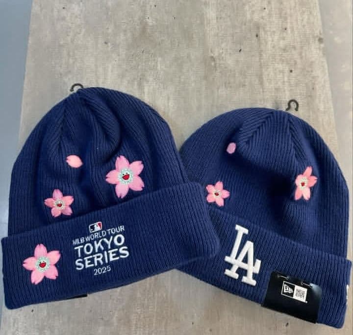 村上隆 MLB ワールドツアー 東京シリーズ 2025 ドジャース ビーニー ⑤