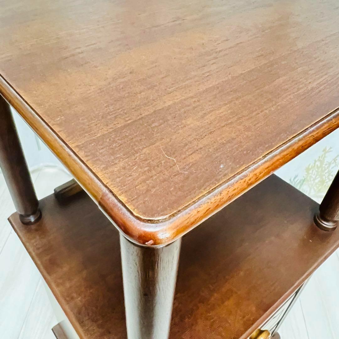 綾野製作所　アヤノクラフト　電話台　レトロ　アンティーク