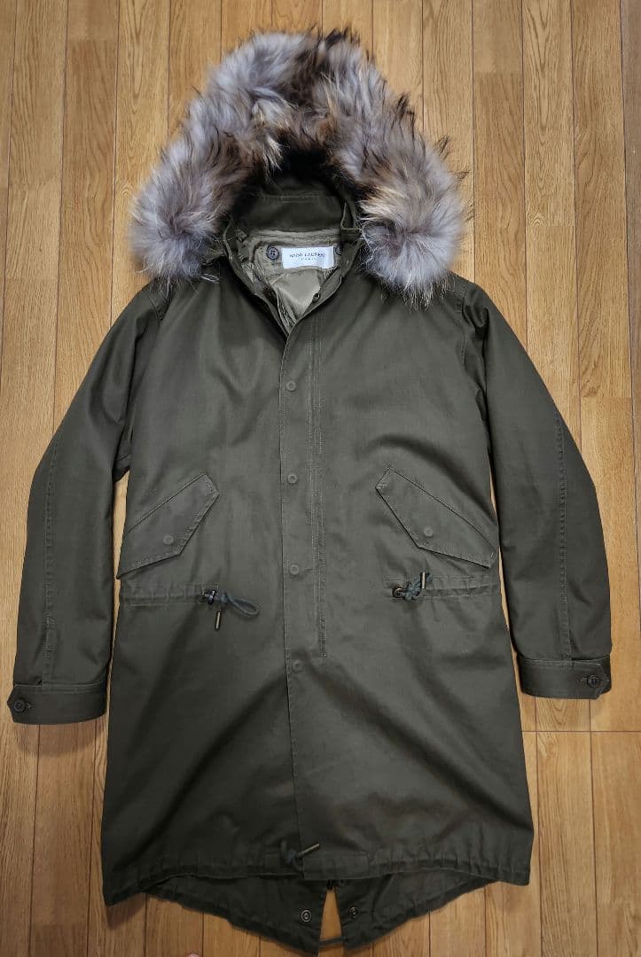 SAINT LAURENT PARIS モッズコート 2way オリーブ